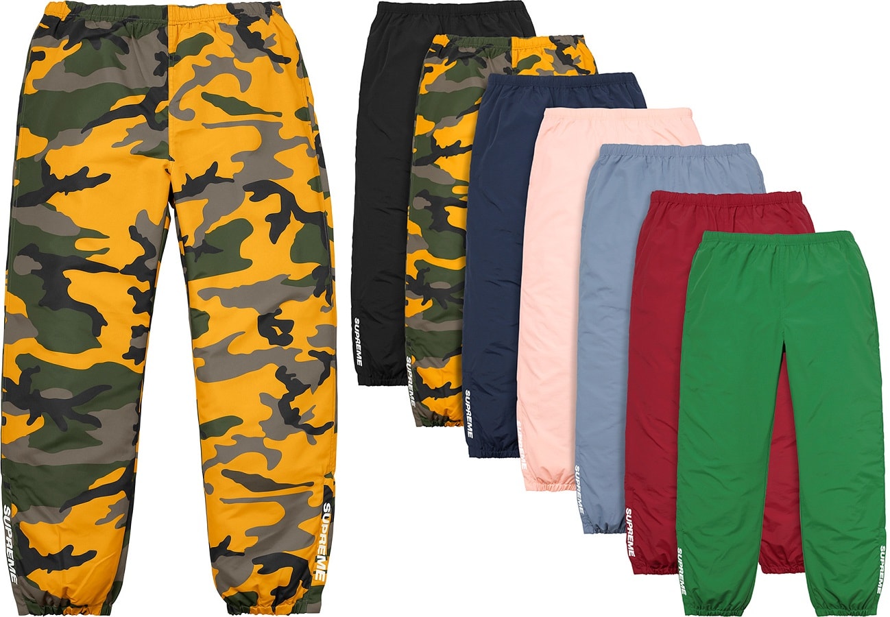 supreme yellow camo pants