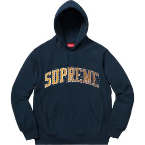 tri color supreme hoodie