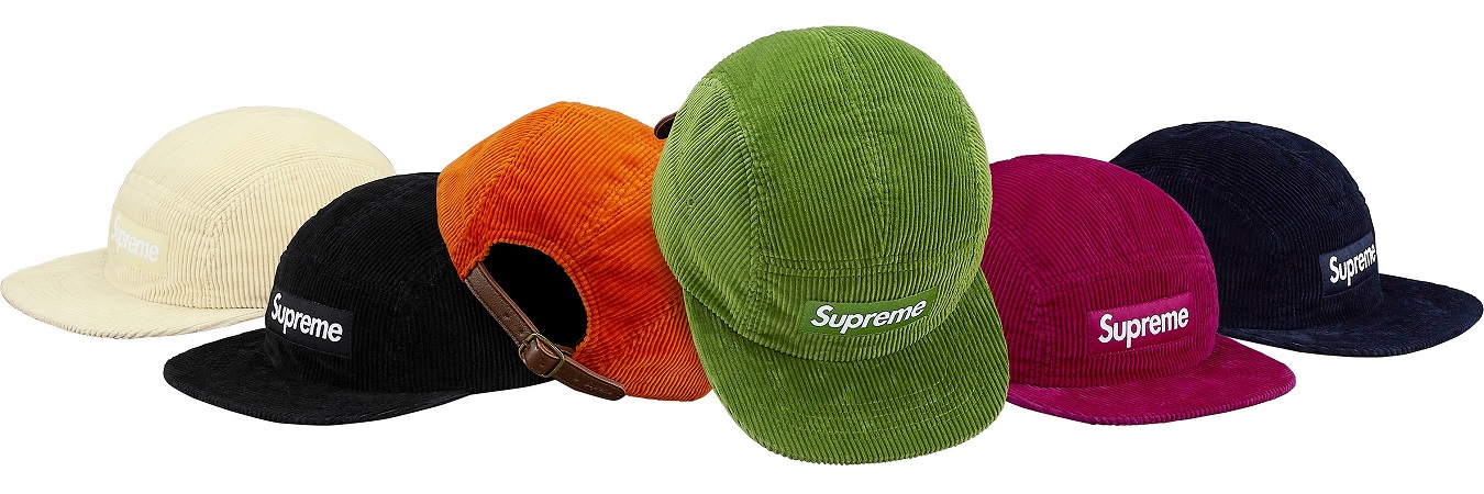 supreme camp cap corduroy