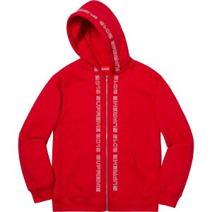 supreme topline zip up sweatshirt