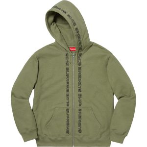 supreme topline zip up sweatshirt