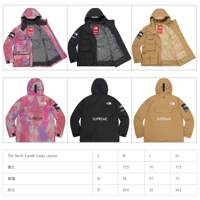 XL 20SS Supreme The North Face Cargo Ves
