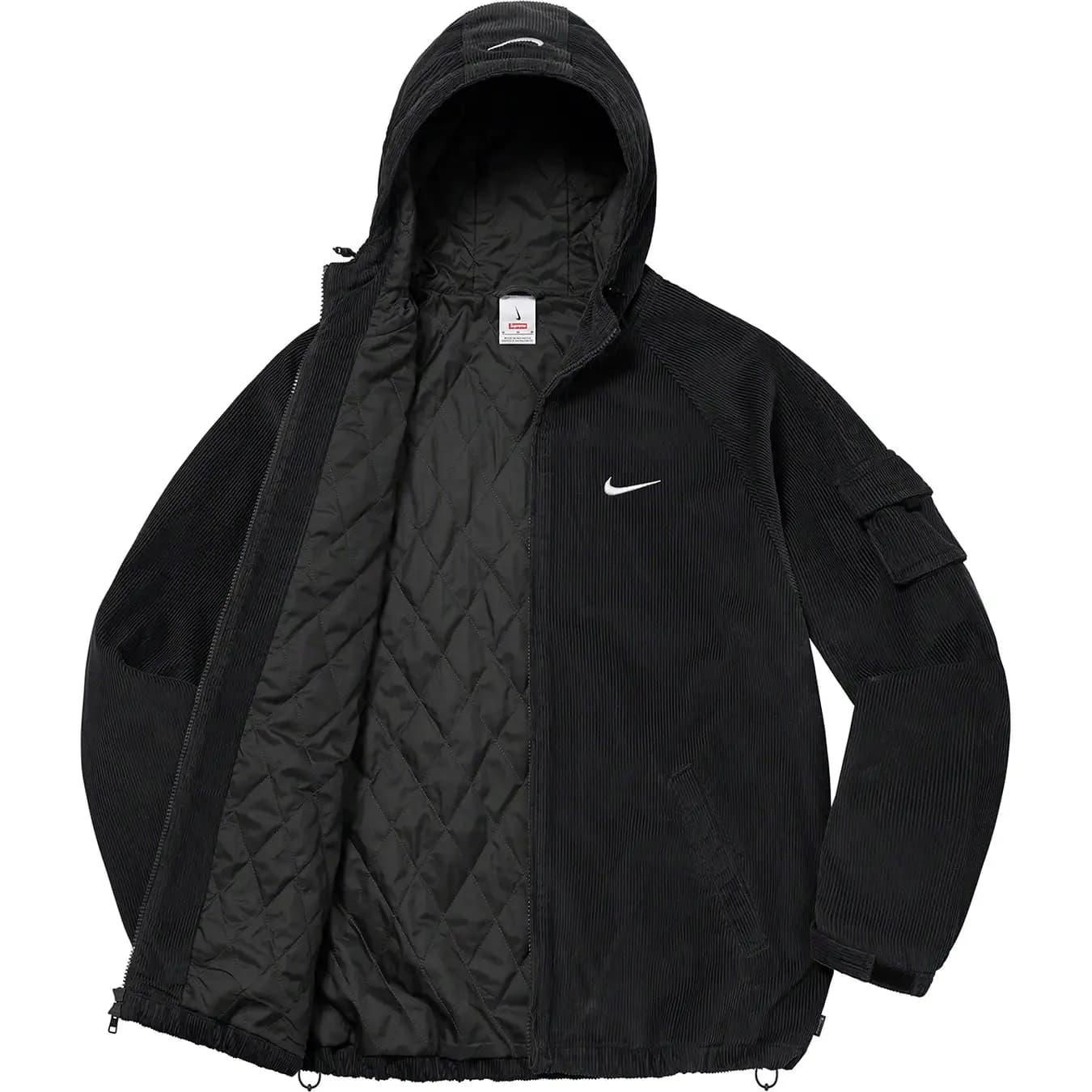 Supreme Nike Arc Corduroy Jacket 黒 XL