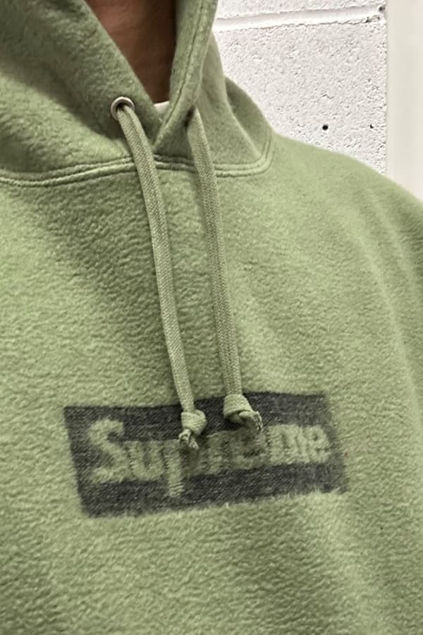 トップスInside Out Box Logo Hooded Sweatshirt