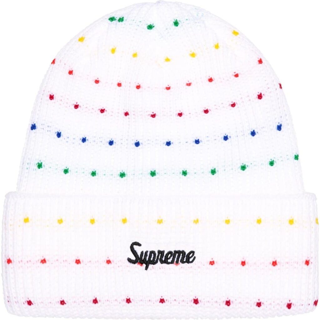 supreme 23f/w hand tied beanie multi